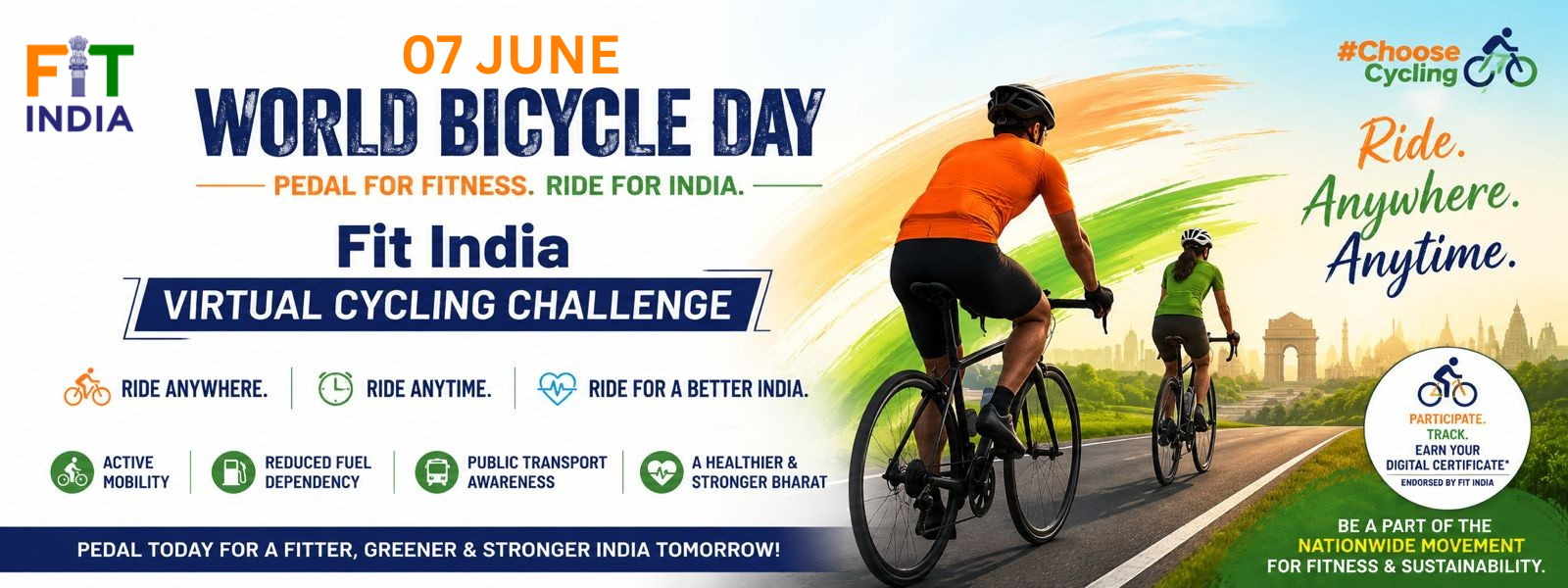 Fit India World Bicycle Day 2026